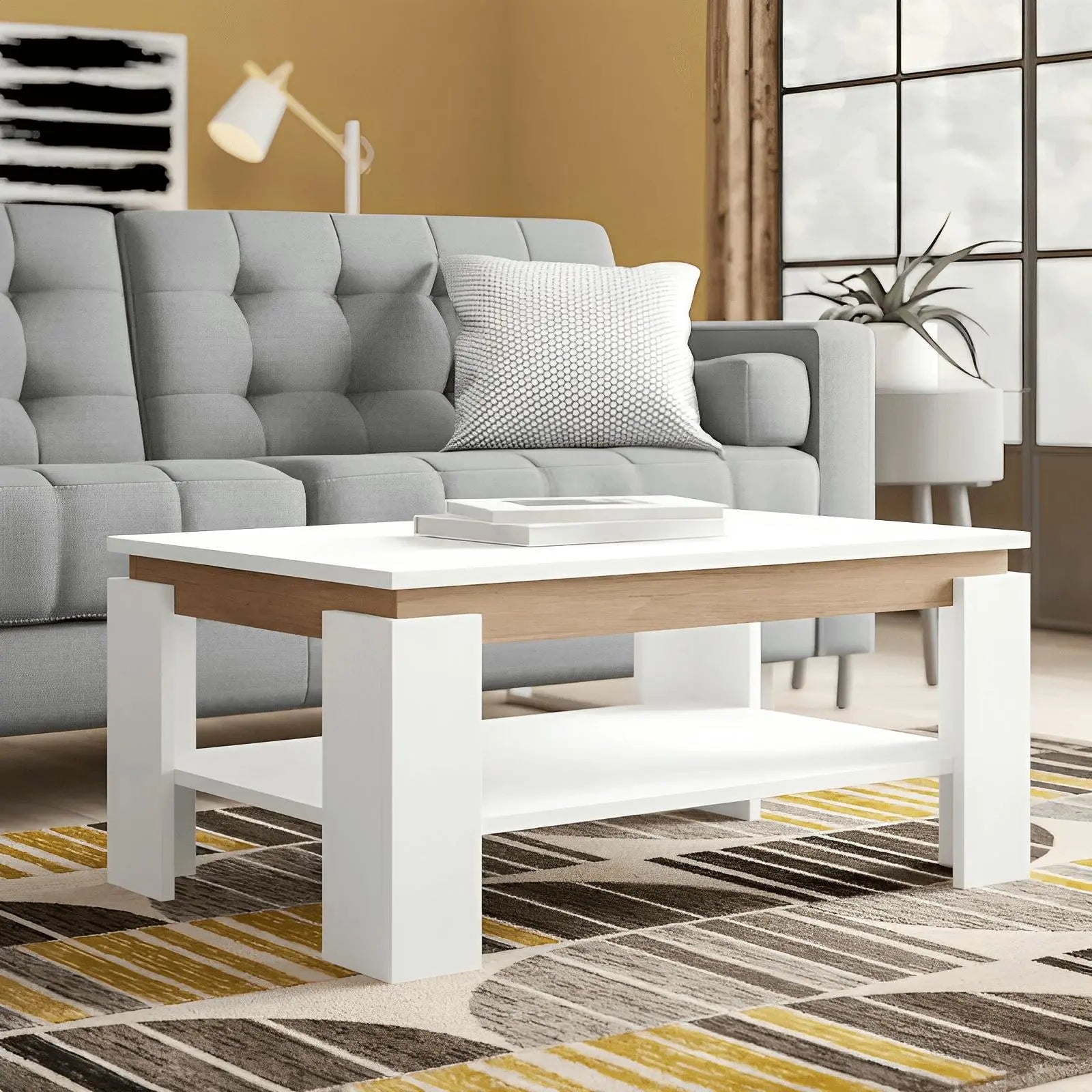 Ath1528 - ترابيزة قهوة خشبية