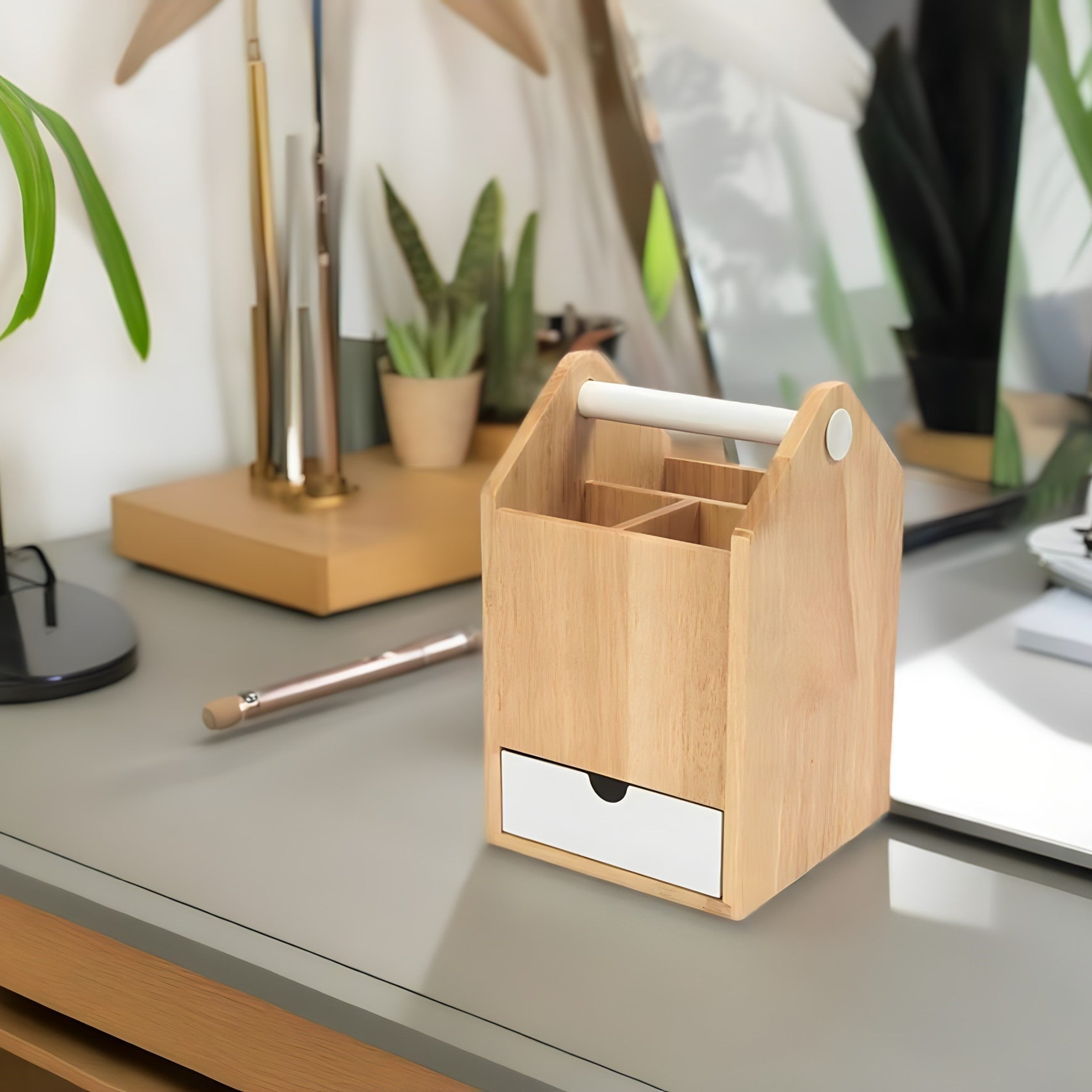 Ath736 - منظم مكتب خشب