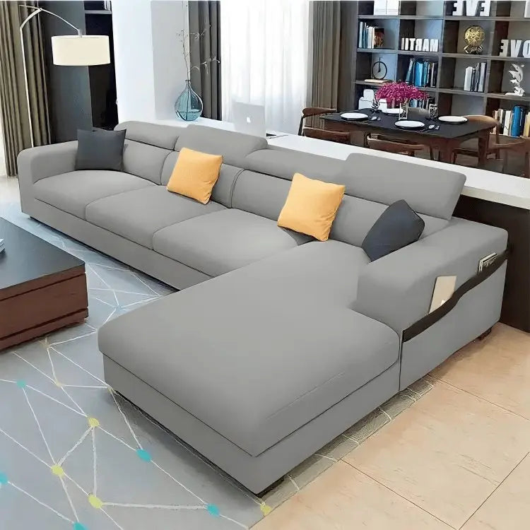 Best 97 - كنبة زاوية رمادي