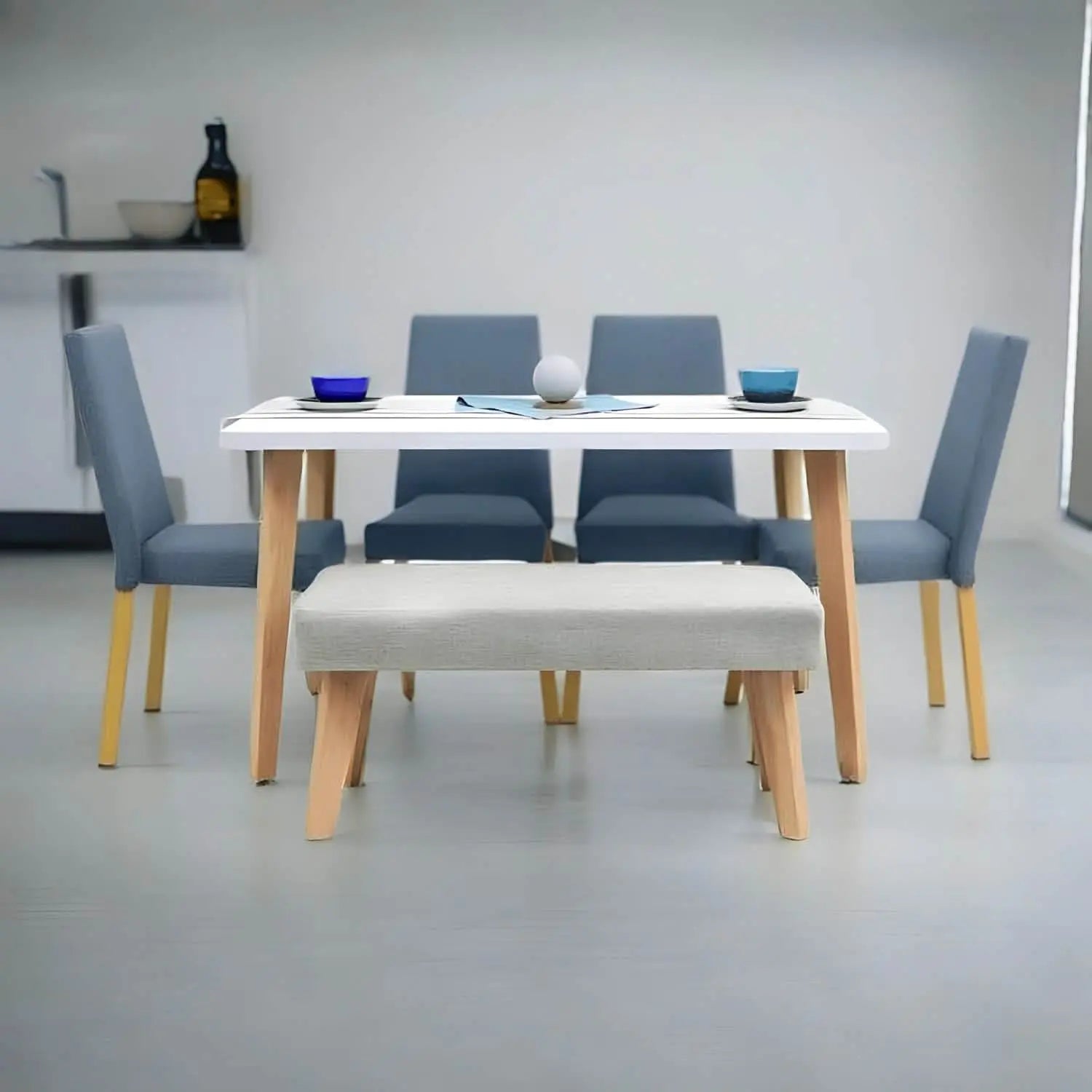 طقم سفرة 4 كراسي و بانكيت - Ath1808