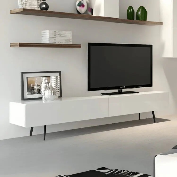 Ath788 - ترابيزة تليفزيون مع وحدة علوية ورف