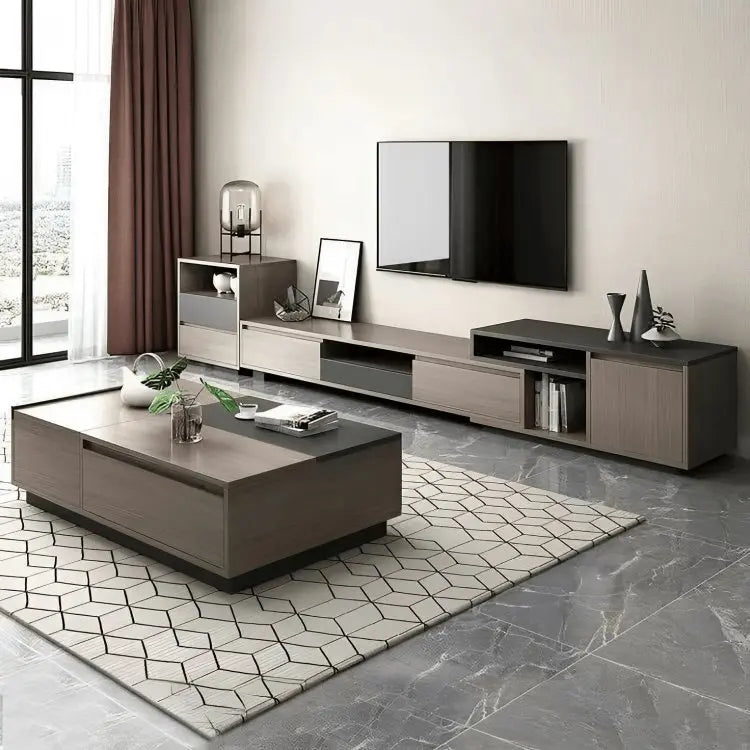 Best 161 - طقم ترابيزات تليفزيون مع قهوة