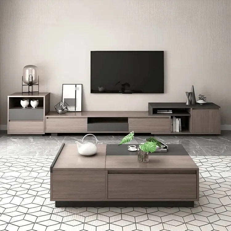 Best 161 - طقم ترابيزات تليفزيون مع قهوة