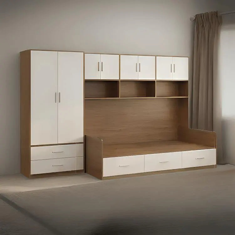 سرير بوحدة تخزين ودولاب - Dim244