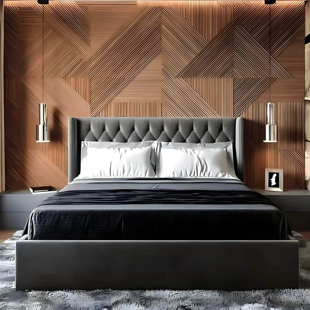 سرير رمادي -Athbed6