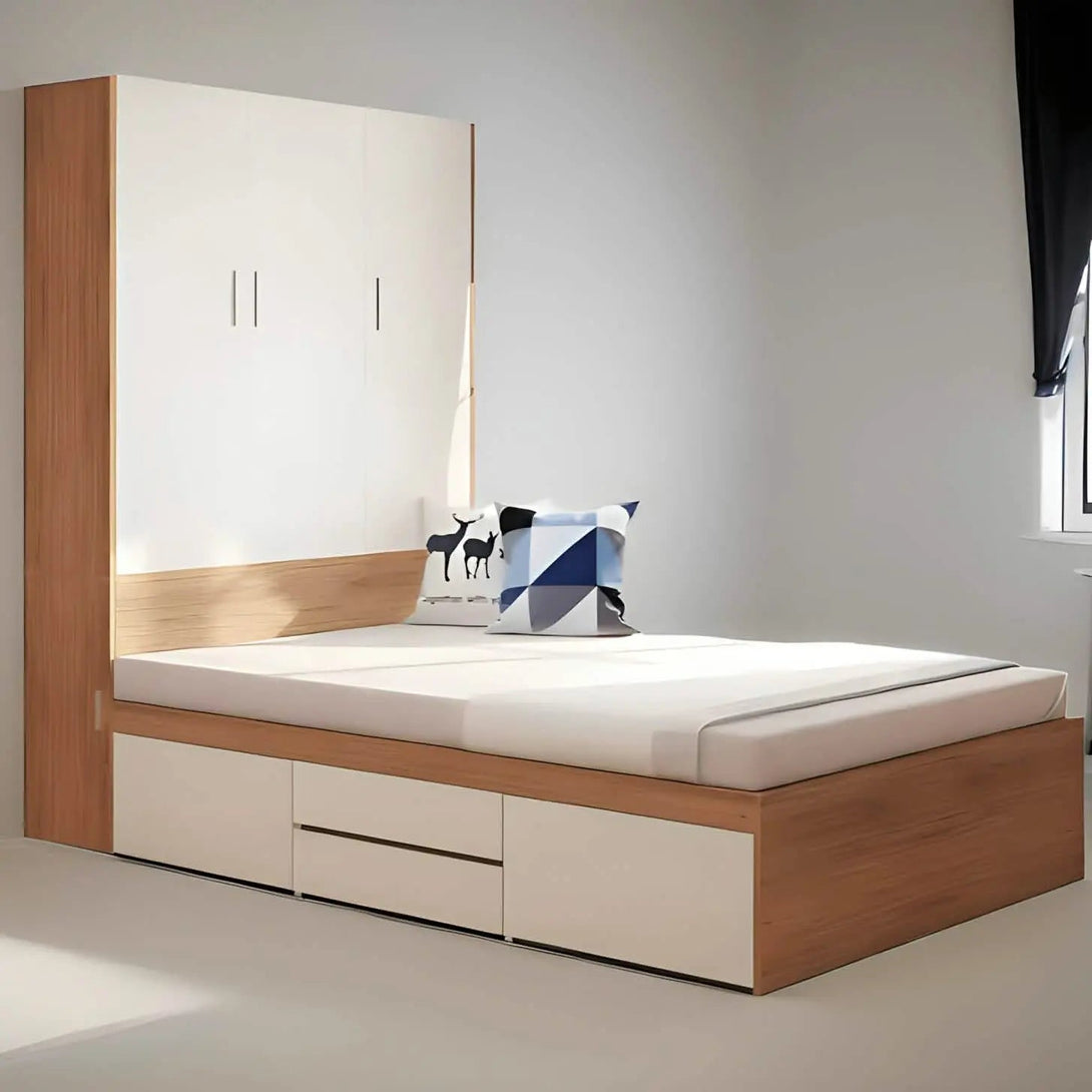 سرير بمكتبة - Dim243