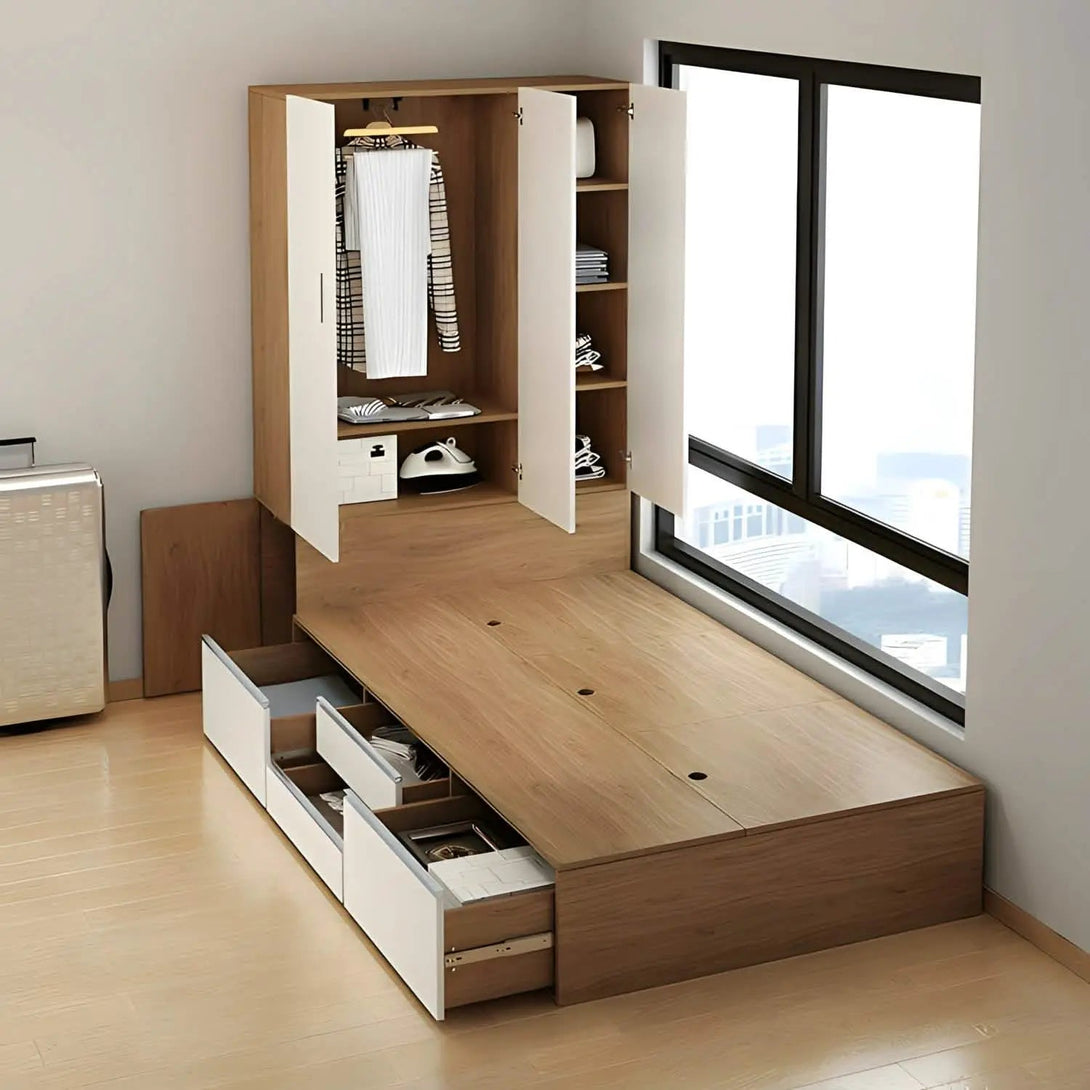 سرير بمكتبة - Dim243