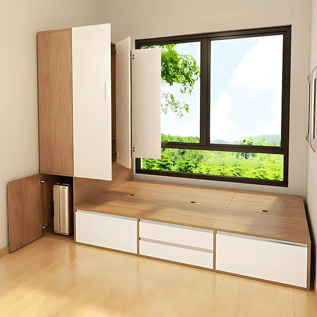 سرير بمكتبة - Dim243