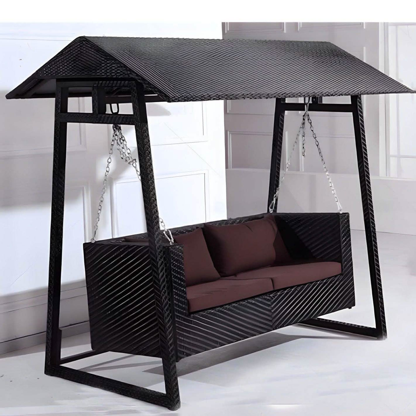 Fad10 - ارجوحة ثنائية حديد وراتان