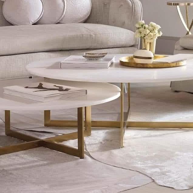 Fad79 - ترابيزة قهوة رخام كرارة