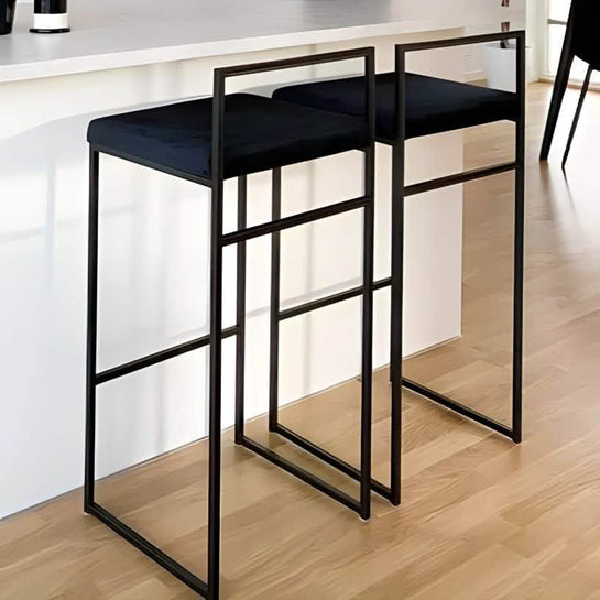 Best 130 - كرسي بار معدن و قماش