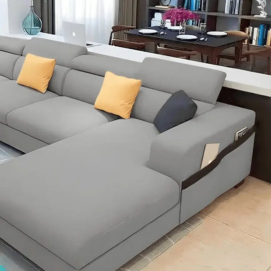 Best 97 - كنبة زاوية رمادي