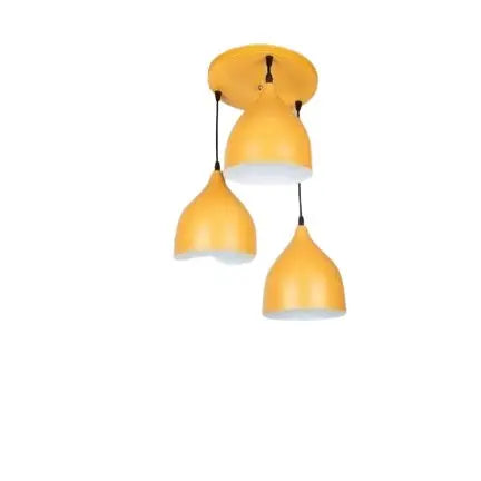 Light12 - اضاءة سقف ثلاثية لون اصفر