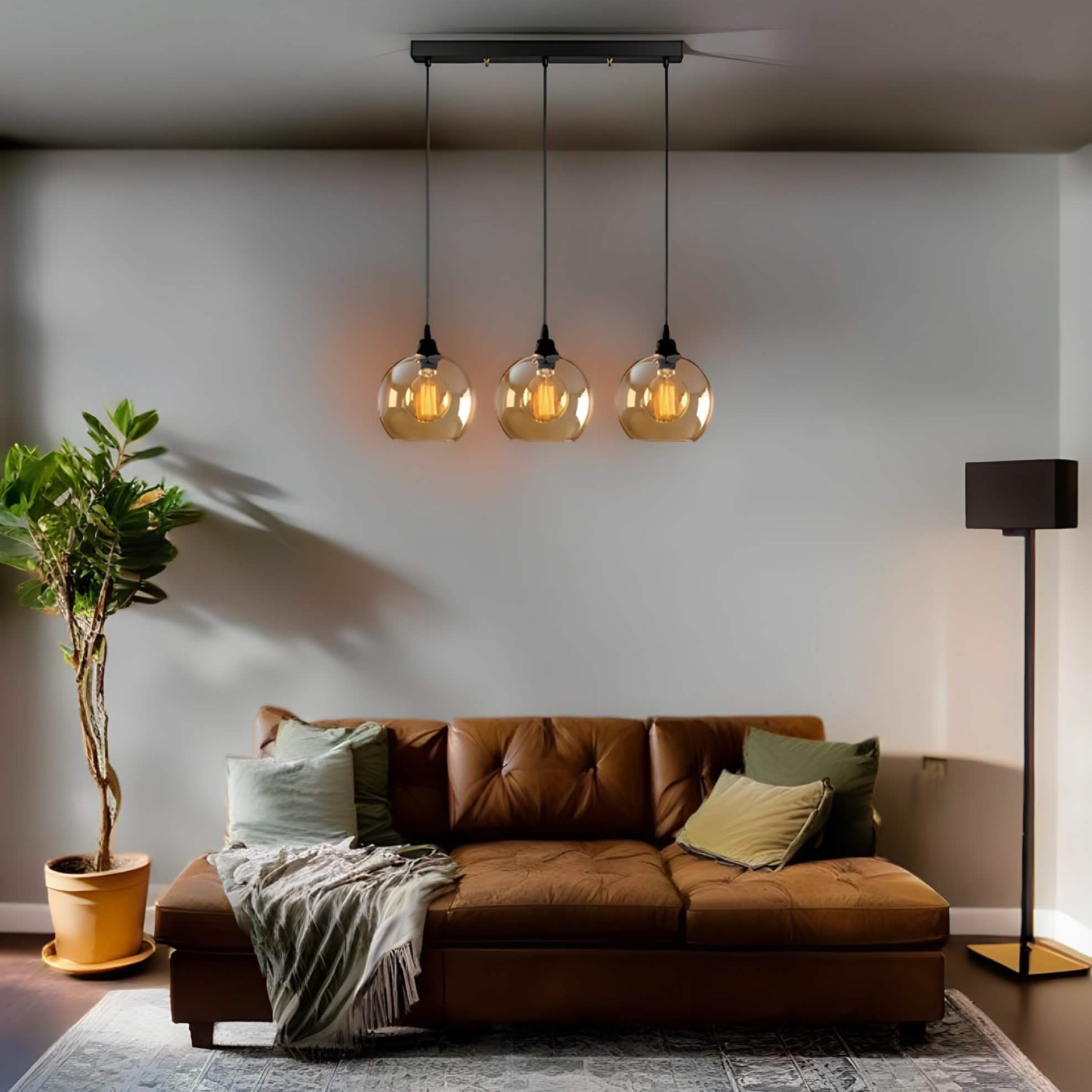 Light187 - نجفة سقف 60*55*60 سم