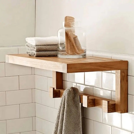 رف مزود بعلاقات 55*30*30 سم - ROD64 - Homix