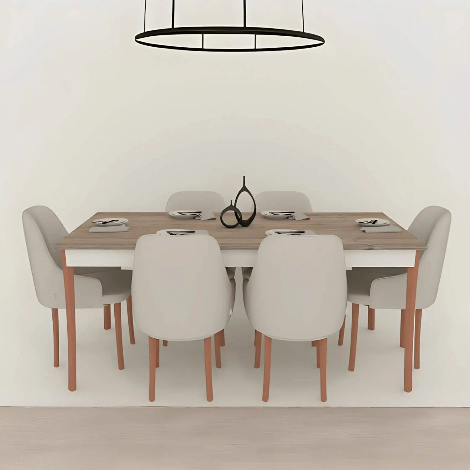 طقم سفرة 6 كراسي  - Ath1701