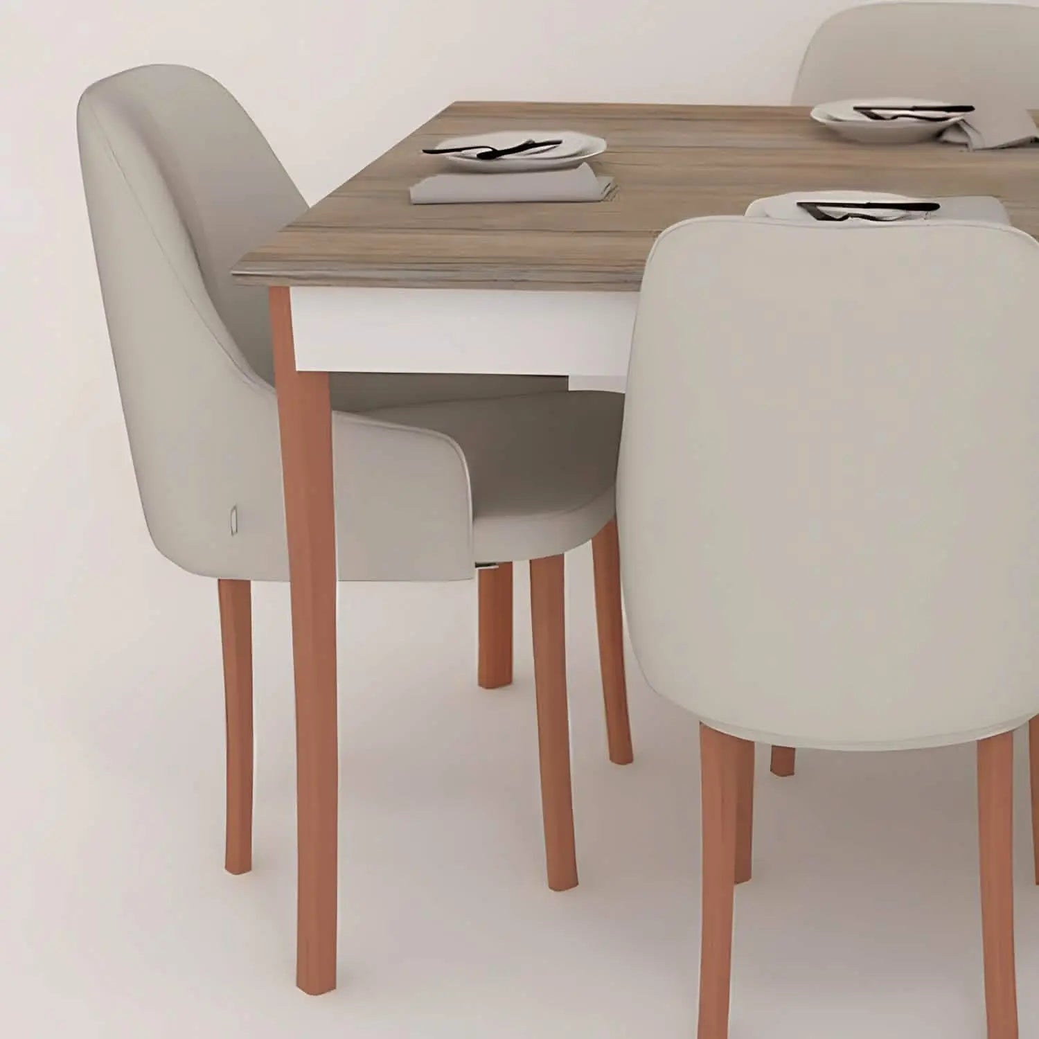 طقم سفرة 6 كراسي  - Ath1701