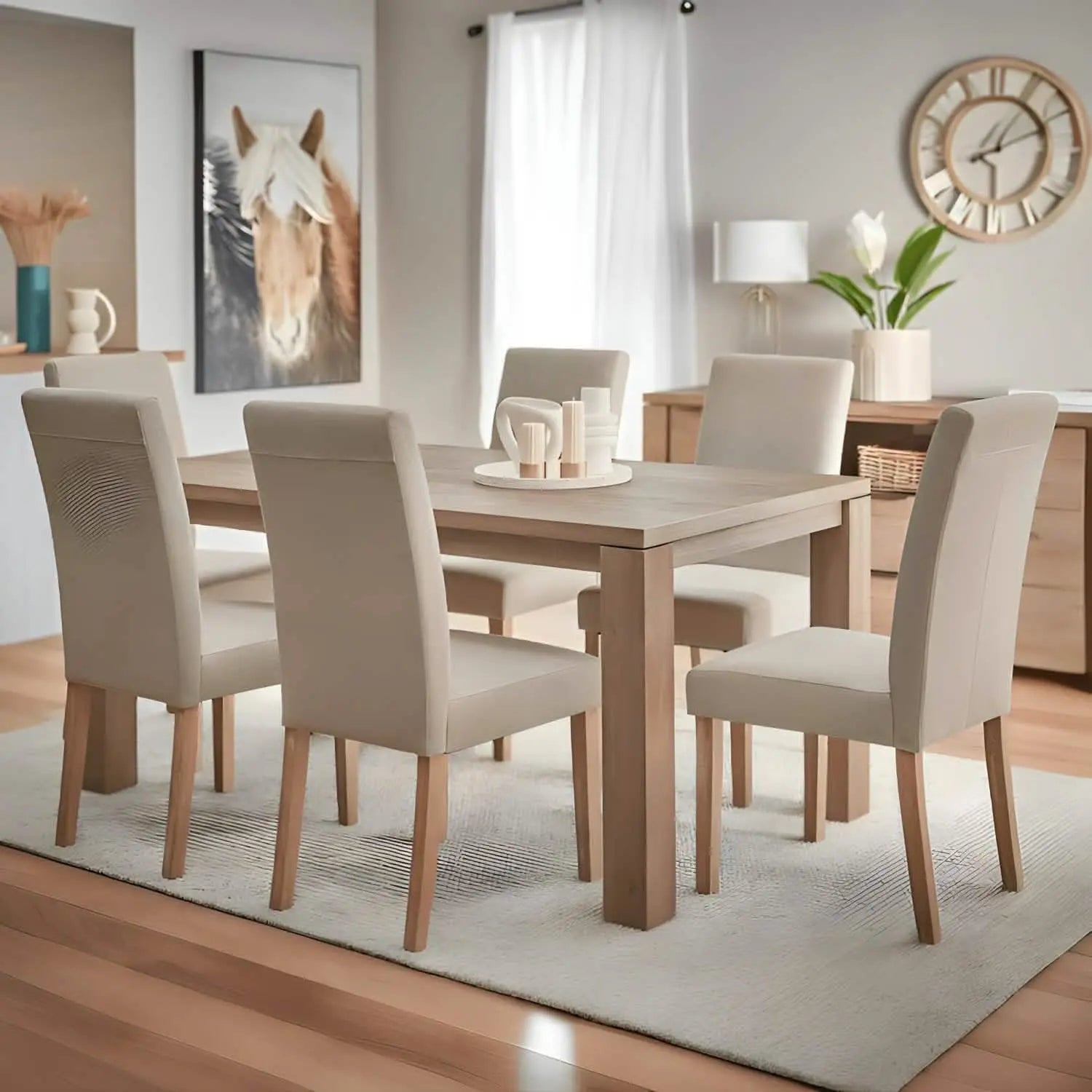 طقم سفرة 6 كراسي -  Ath1812