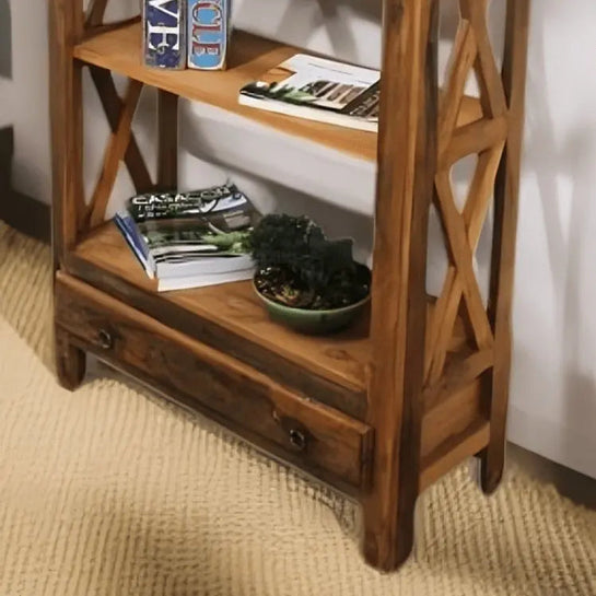 وحدة أرفف خشبية - Tar296