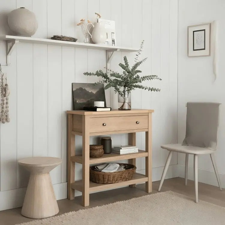كونسول خشبي بأرفف - Tar297