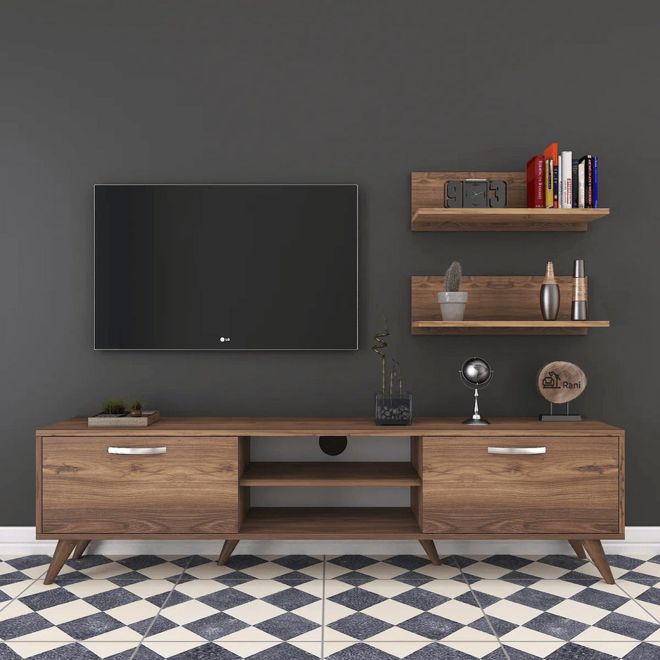 ترابيزة تليفزيون ام دي اف 160*30*45 سم - BAL49 - Homix