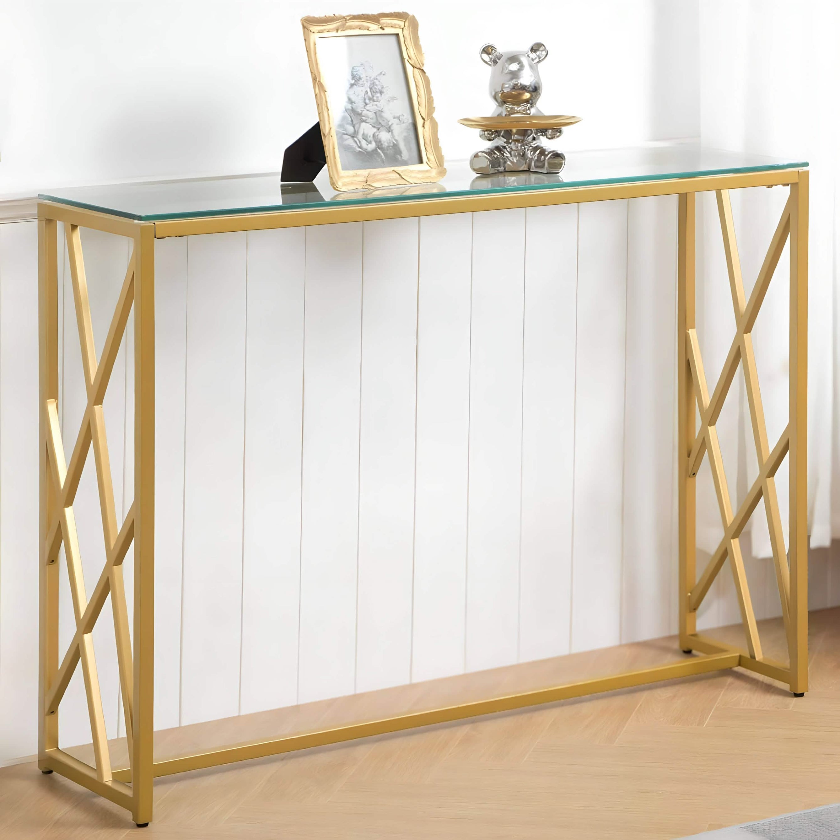 Best 125 - كونسول بسطح زجاج