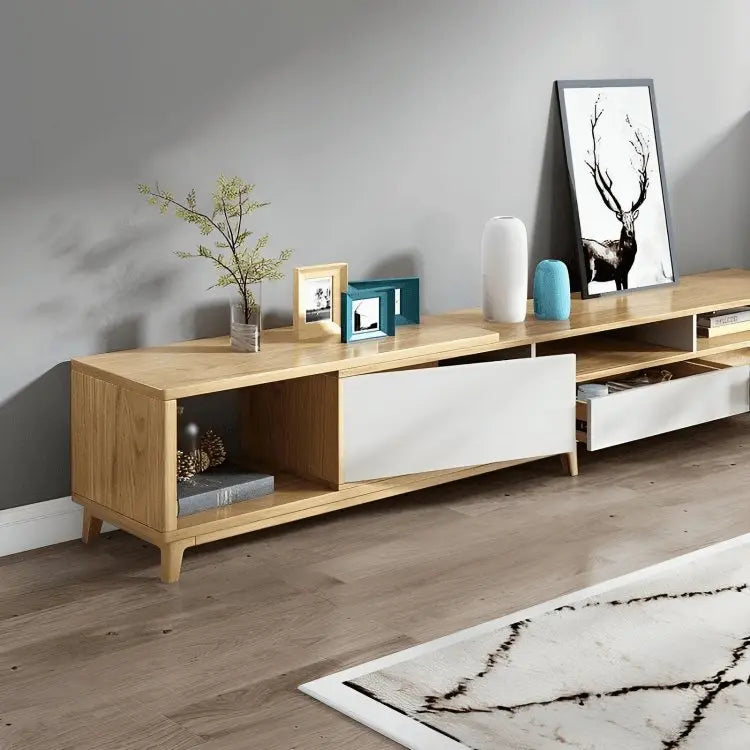 Ath814 - طقم ترابيزة تليفزيون وخزينة جانبية وعلوية