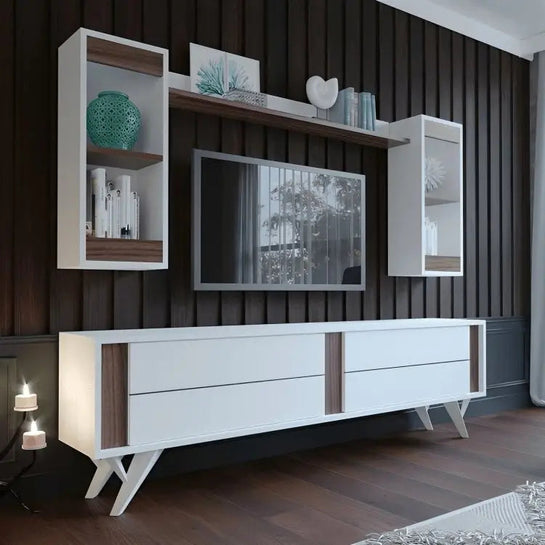 Ath795 - ترابيزة تليفزيون مع وحدة علوية