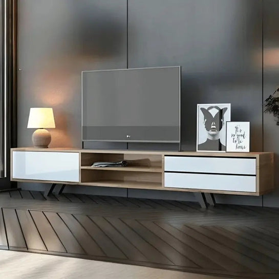 Ath793 - ترابيزة تليفزيون مع وحدة علوية