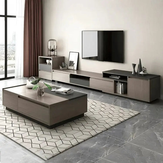 Best 161 - طقم ترابيزات تليفزيون مع قهوة