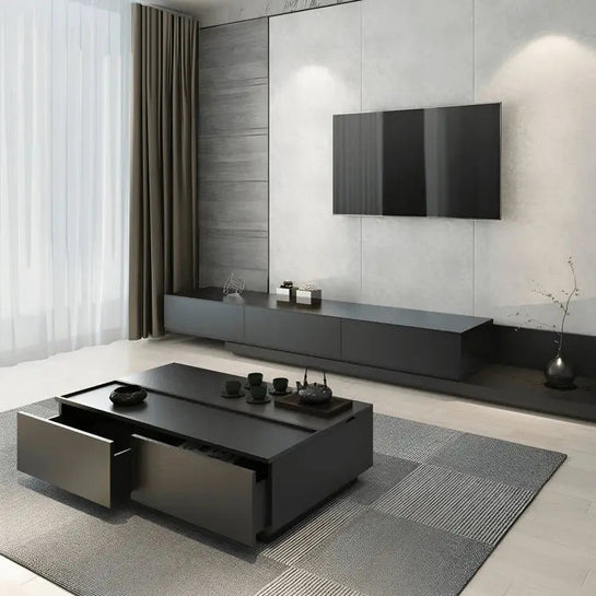 Ath836 - طقم ترابيزات أسود