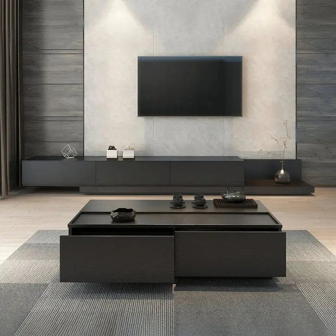 Ath836 - طقم ترابيزات أسود