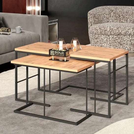 Ant6 -  طقم ترابيزات متداخل مستطيلة