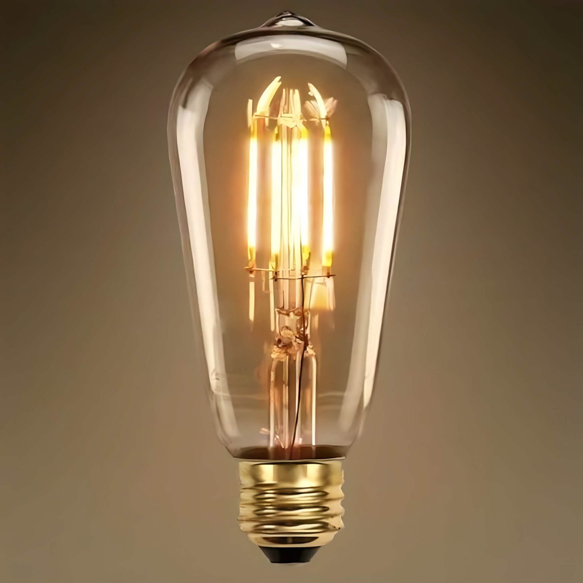 Light167 - لمبة ديكور زجاج 10*5 سم