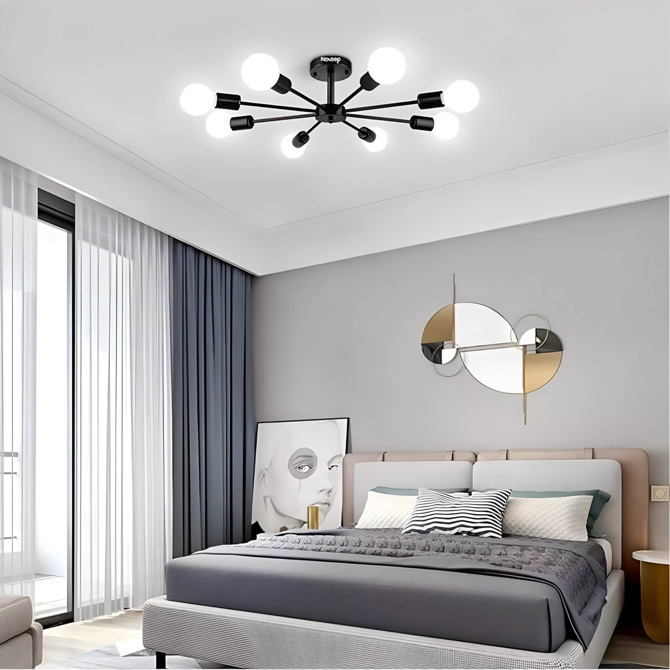 Light168 - نجفة سقف معدن 20*60*20 سم