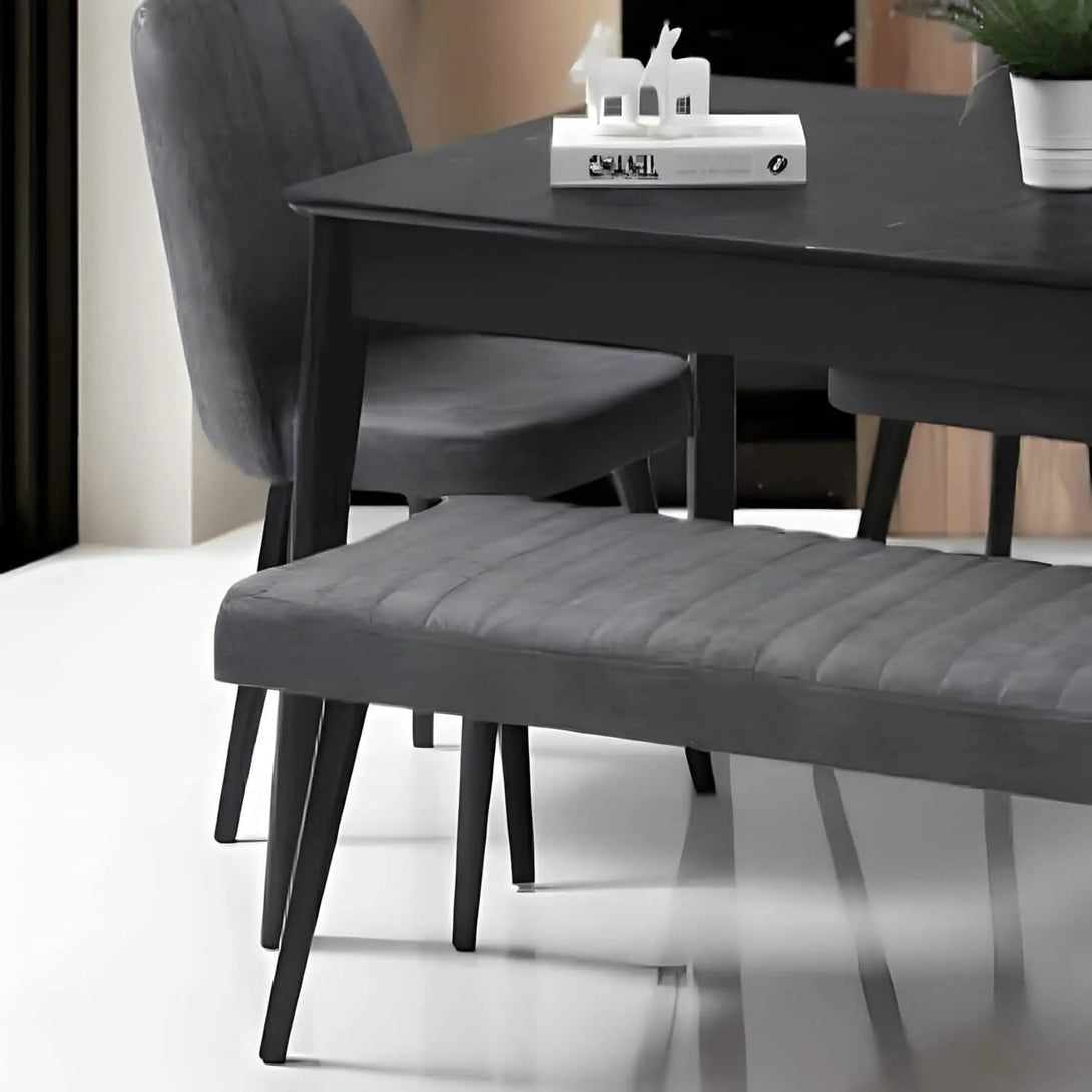 طقم سفرة لون أسود - Ath1833