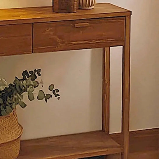 كونسول خشبي مع مرايا  - Best 38