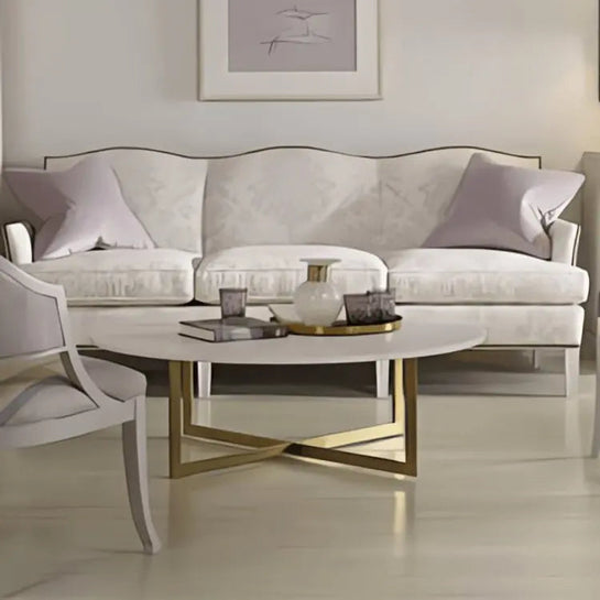 Best 29 - ترابيزة قهوة معدن بسطح رخام