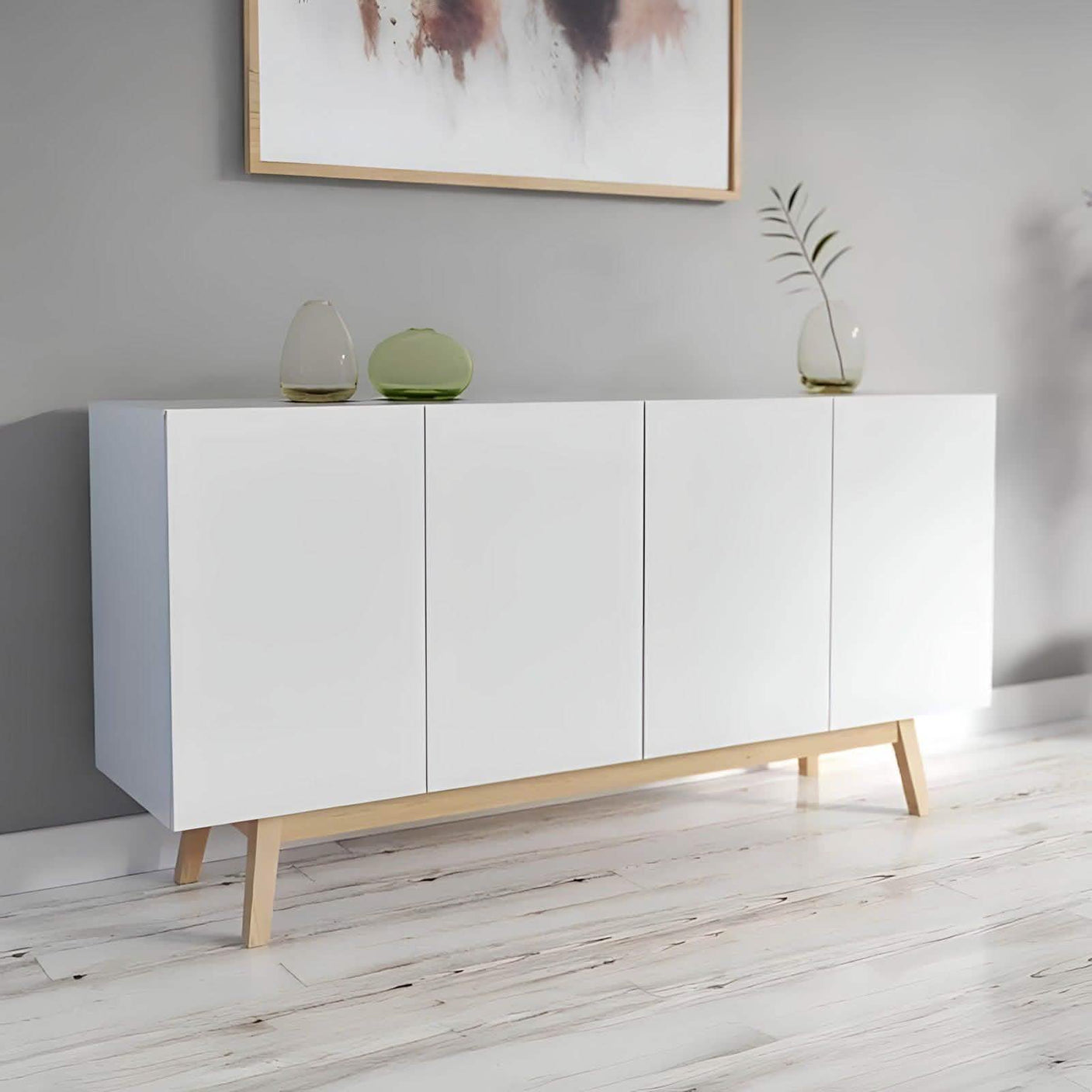 بوفيه ام دي اف 160*40*80 سم - BAL39 El Batal Furniture