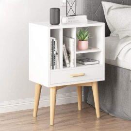 كومود ابيض بدرج - Ath0012