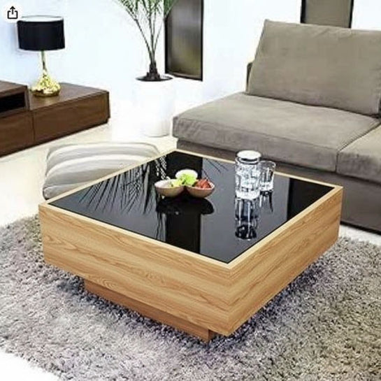 Best 170 -  ترابيزة قهوة خشبي فاتح