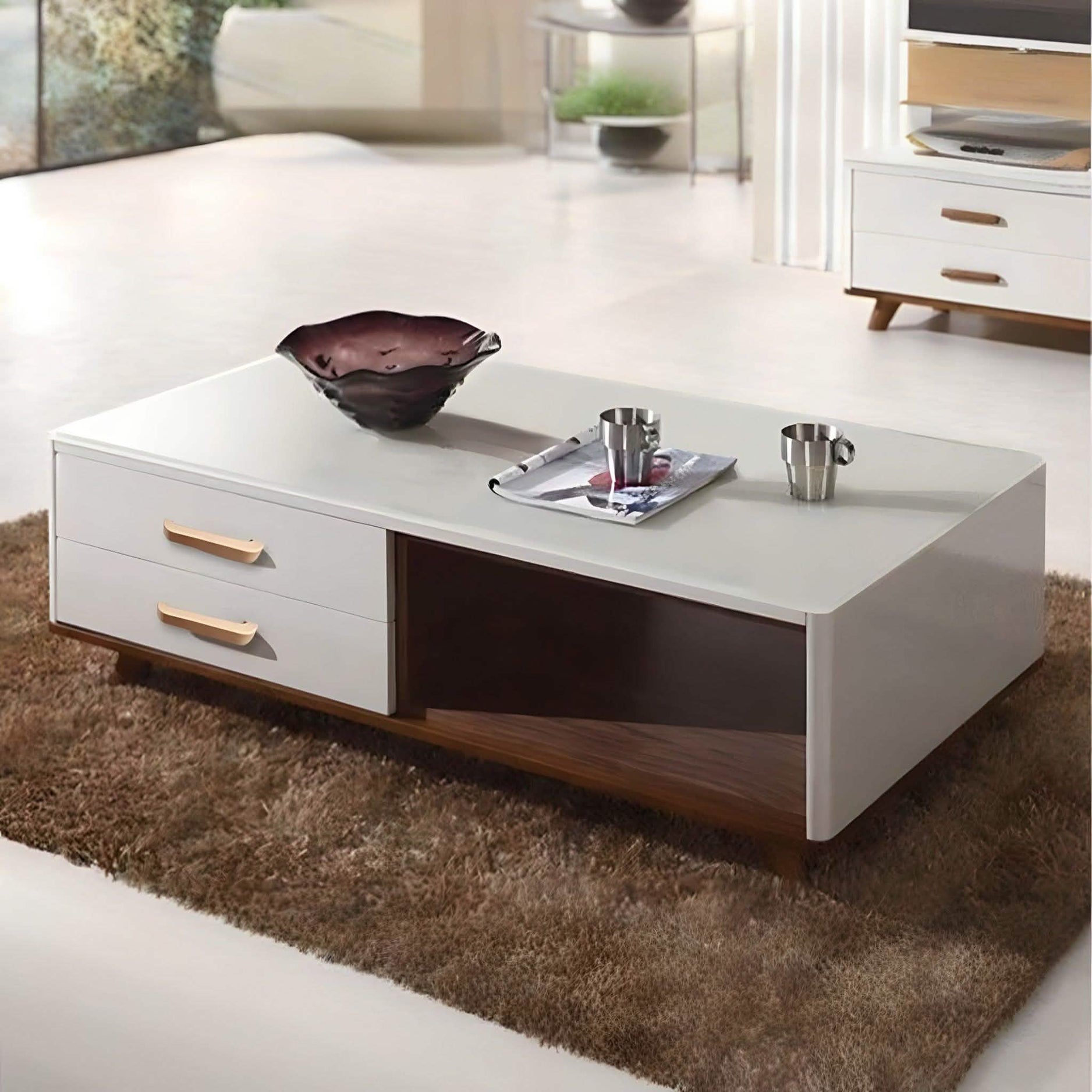 ترابيزة قهوة ام دي اف 100*50*35 سم - BAL127 El Batal Furniture