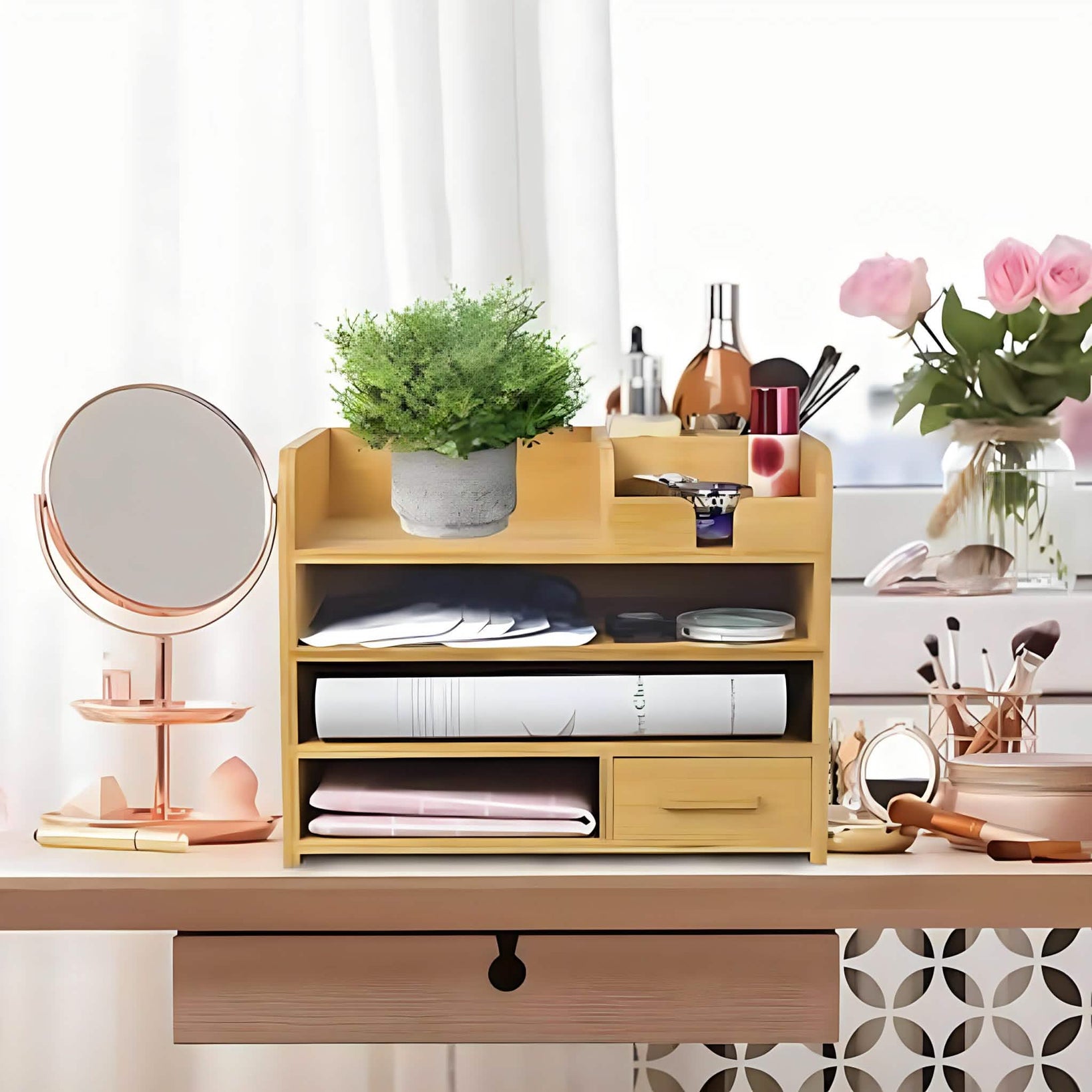 Ath336 - منظم مكتب خشب