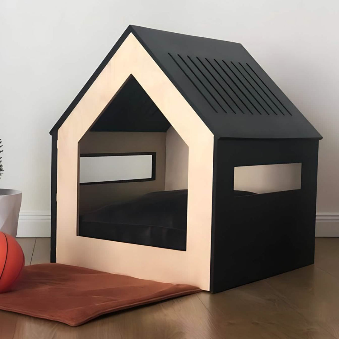 Ath327 - منزل للقطط خشب