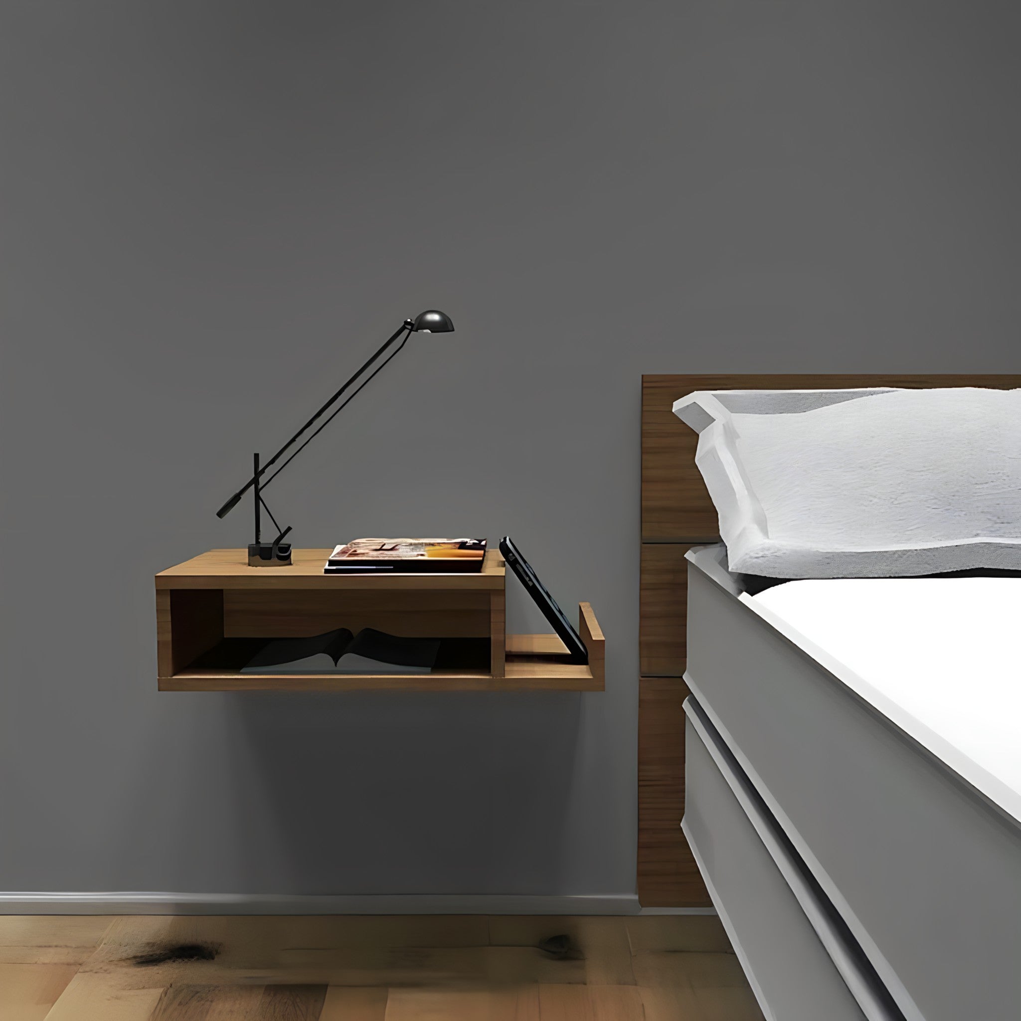 Ath657 - كومود معلق خشب