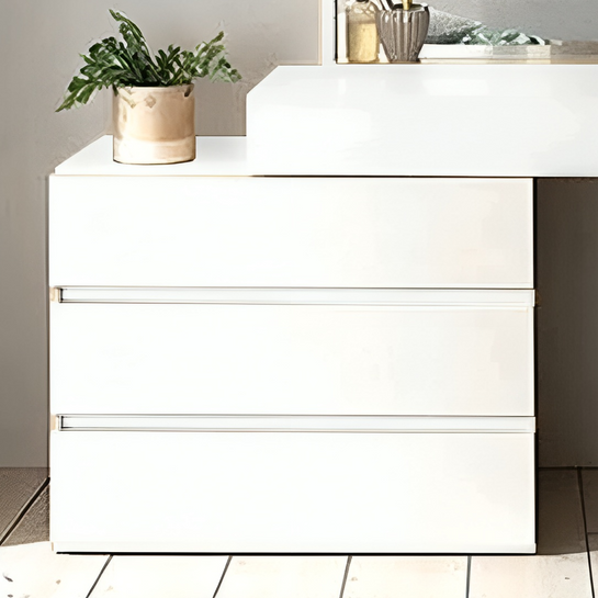 Best 20 - تسريحة لون ابيض و 3 أدراج