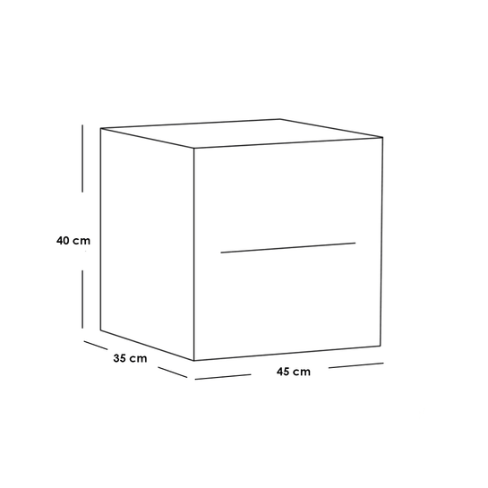 كومود بسطح زجاج - Best 74