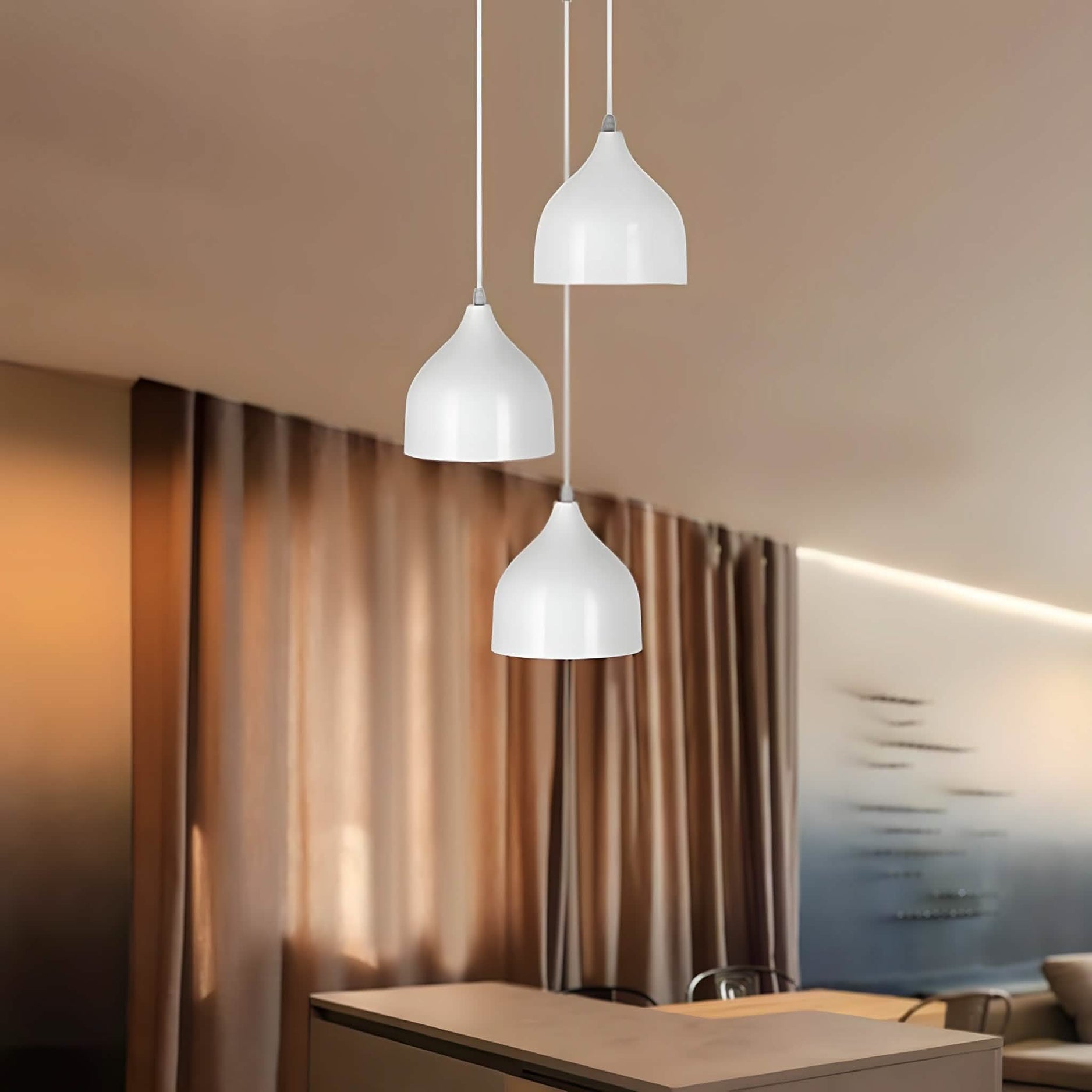 Light190 - نجفة سقف ألومنيوم 50*30*50 سم