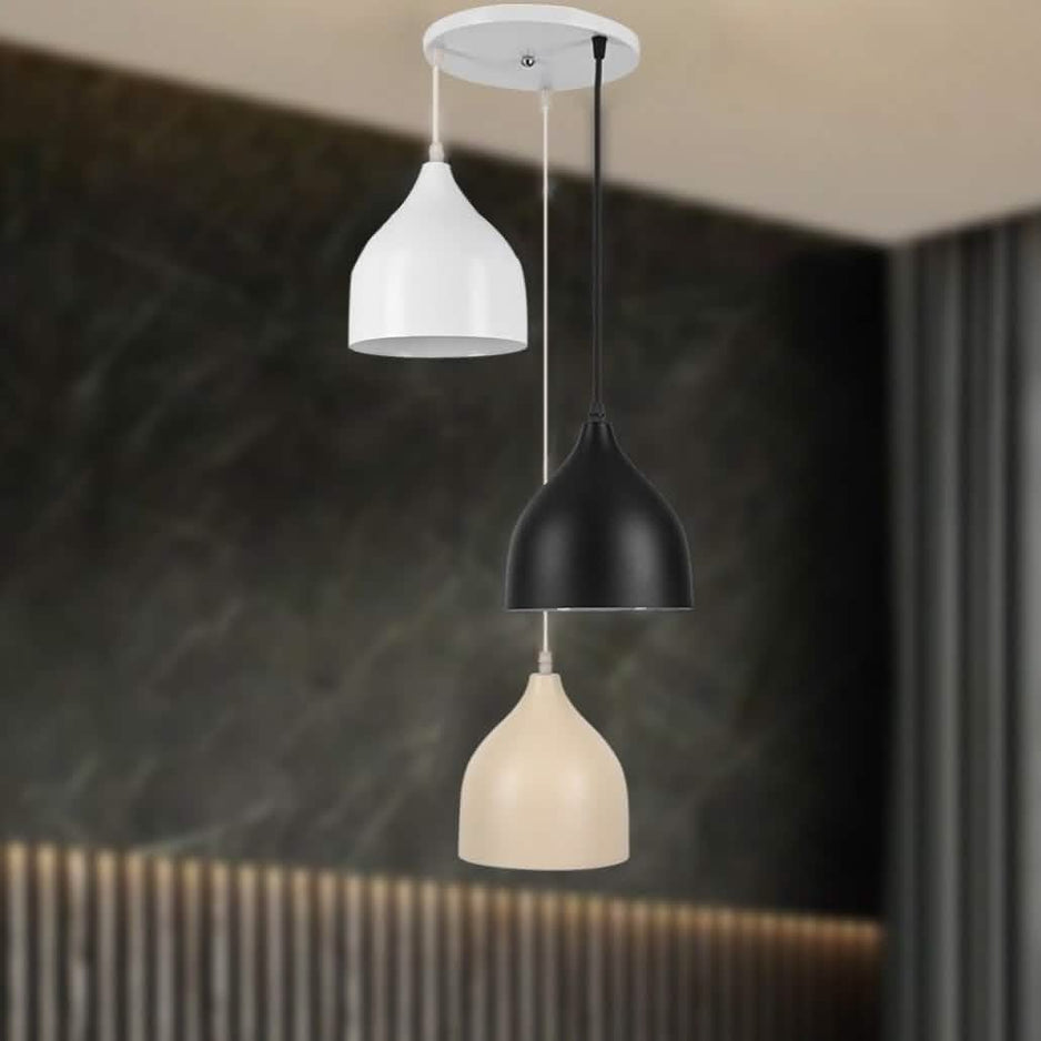 Light234 - نجفة سقف ألومنيوم 50*30*50 سم