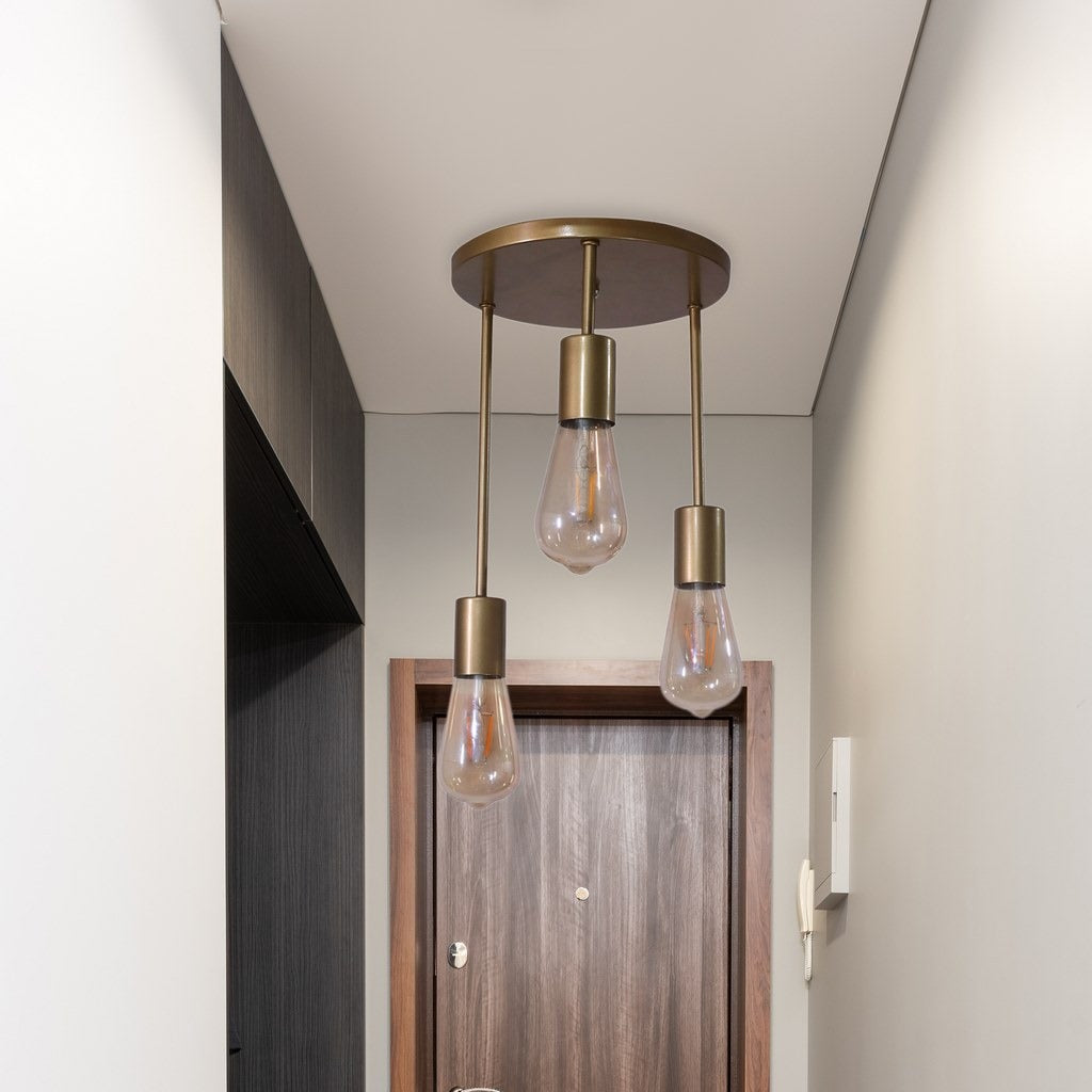 Light250 - نجفة سقف معدن 35*20*35 سم